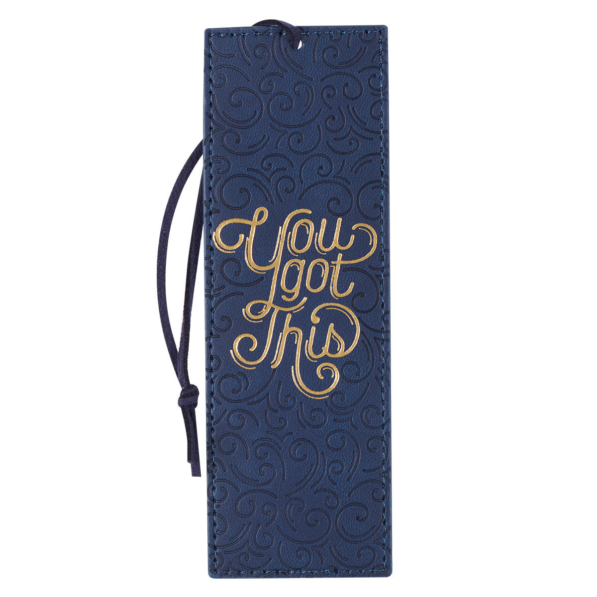 You Got This Blue Faux Leather Bookmark - The Christian Gift Company