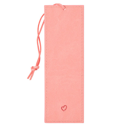 Kindness Matters Soft Pink Faux Leather Bookmark - The Christian Gift Company