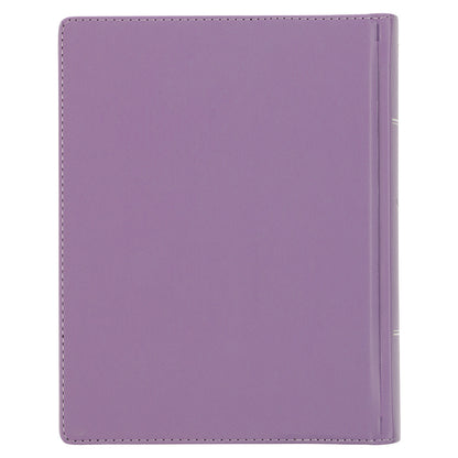 Purple Floral Faux Leather Hardcover Note-taking Bible - The Christian Gift Company