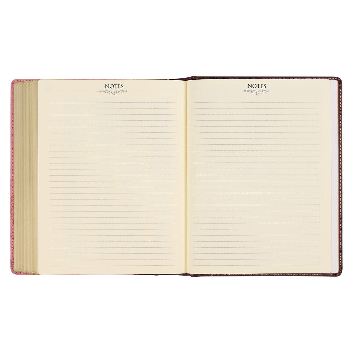 Brown and Pink Faux Leather Hardcover Note-taking Bible - The Christian Gift Company