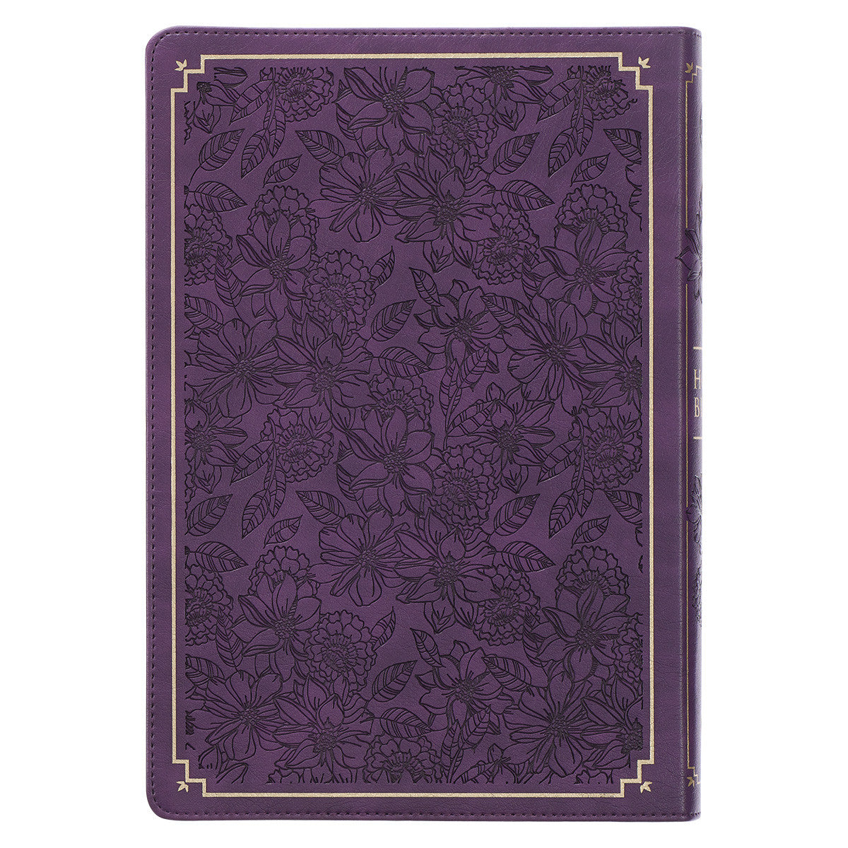 Purple Faux Leather Giant Print Full-Size King James Version Bible with Thumb Index - The Christian Gift Company