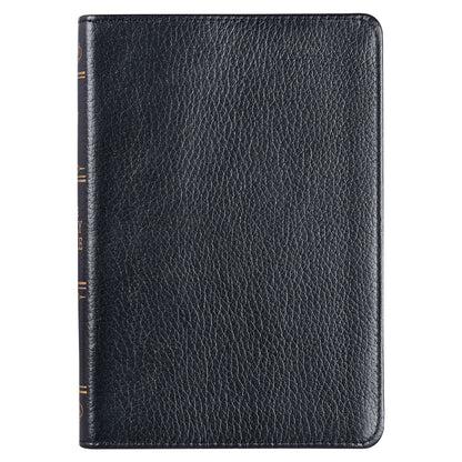 Black Genuine Leather Compact King James Version Bible - The Christian Gift Company