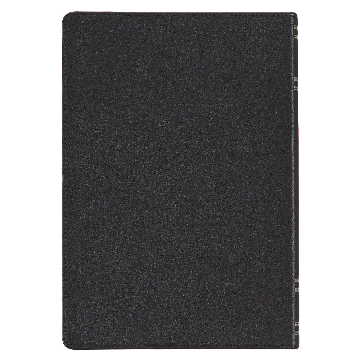 Black Genuine Leather Spiritual Growth Bible - The Christian Gift Company