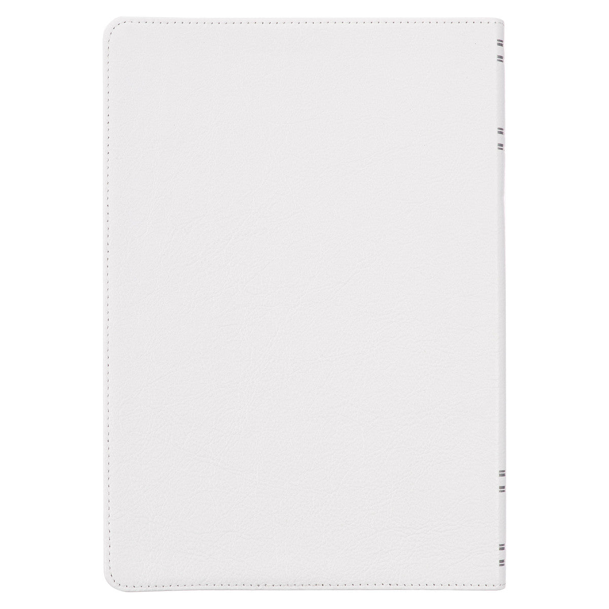 White Full Grain Leather Spiritual Growth Bible - The Christian Gift Company