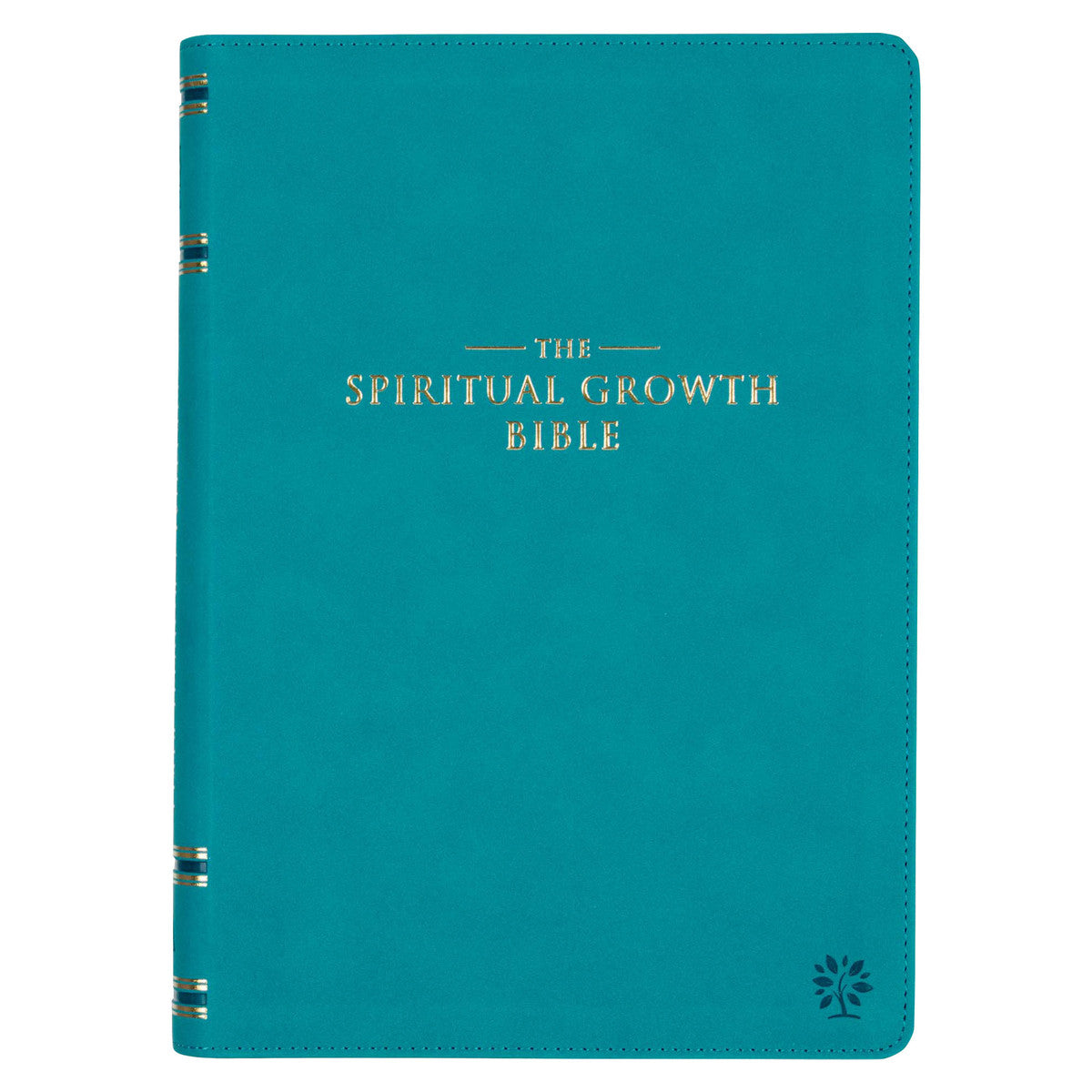 Teal Faux Leather Spiritual Growth Bible - The Christian Gift Company