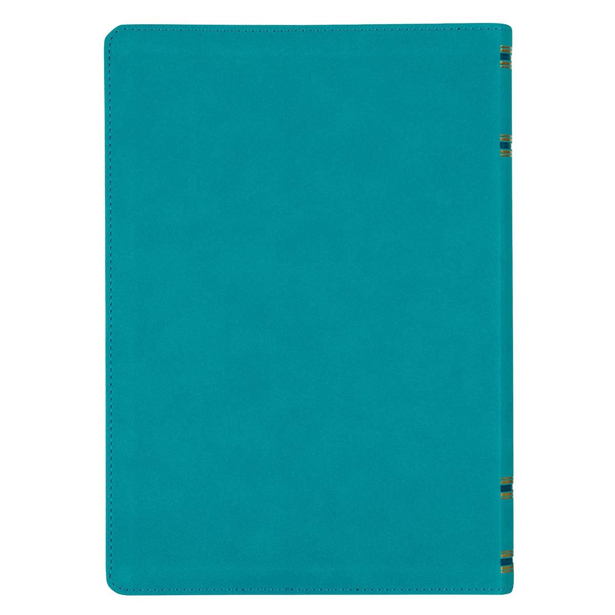 Teal Faux Leather Spiritual Growth Bible - The Christian Gift Company