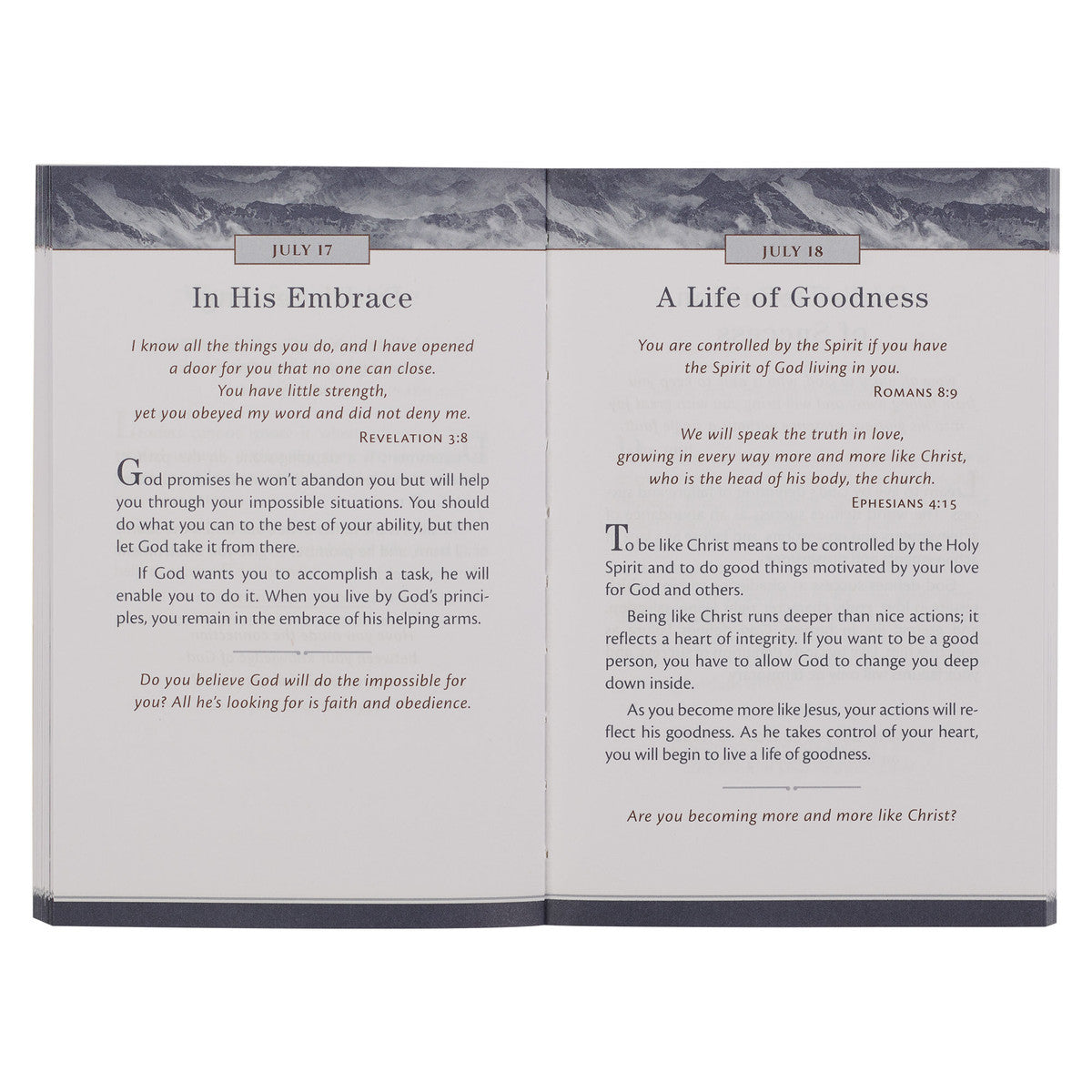 Standing Firm Softcover Daily Devotional - The Christian Gift Company