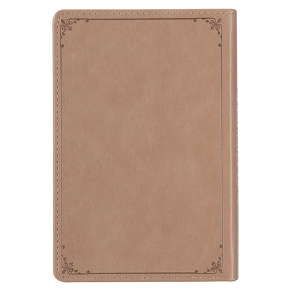 Standing Firm Tan Faux Leather Daily Devotional - The Christian Gift Company