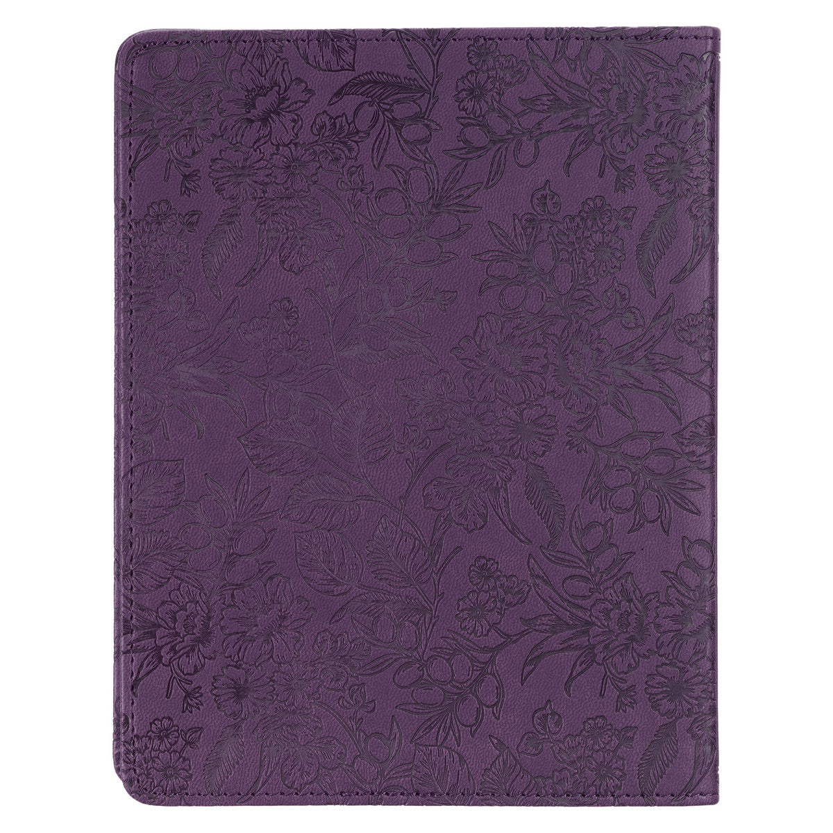 Finding Joy Purple Faux Leather Daily Devotional - The Christian Gift Company