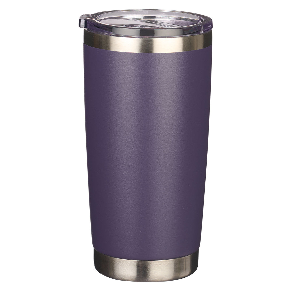 Be Still Purple Stainless Steel Mug - Psalm 46:10 - The Christian Gift Company