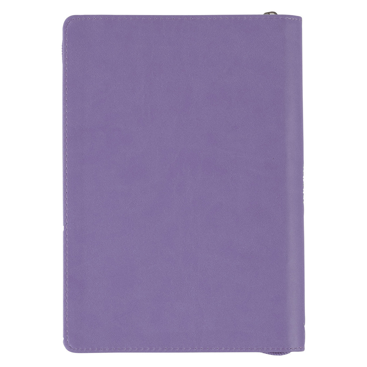 Be Still Purple Pasture Faux Leather Journal with Zippered Closure - Psalm 46:10 - The Christian Gift Company