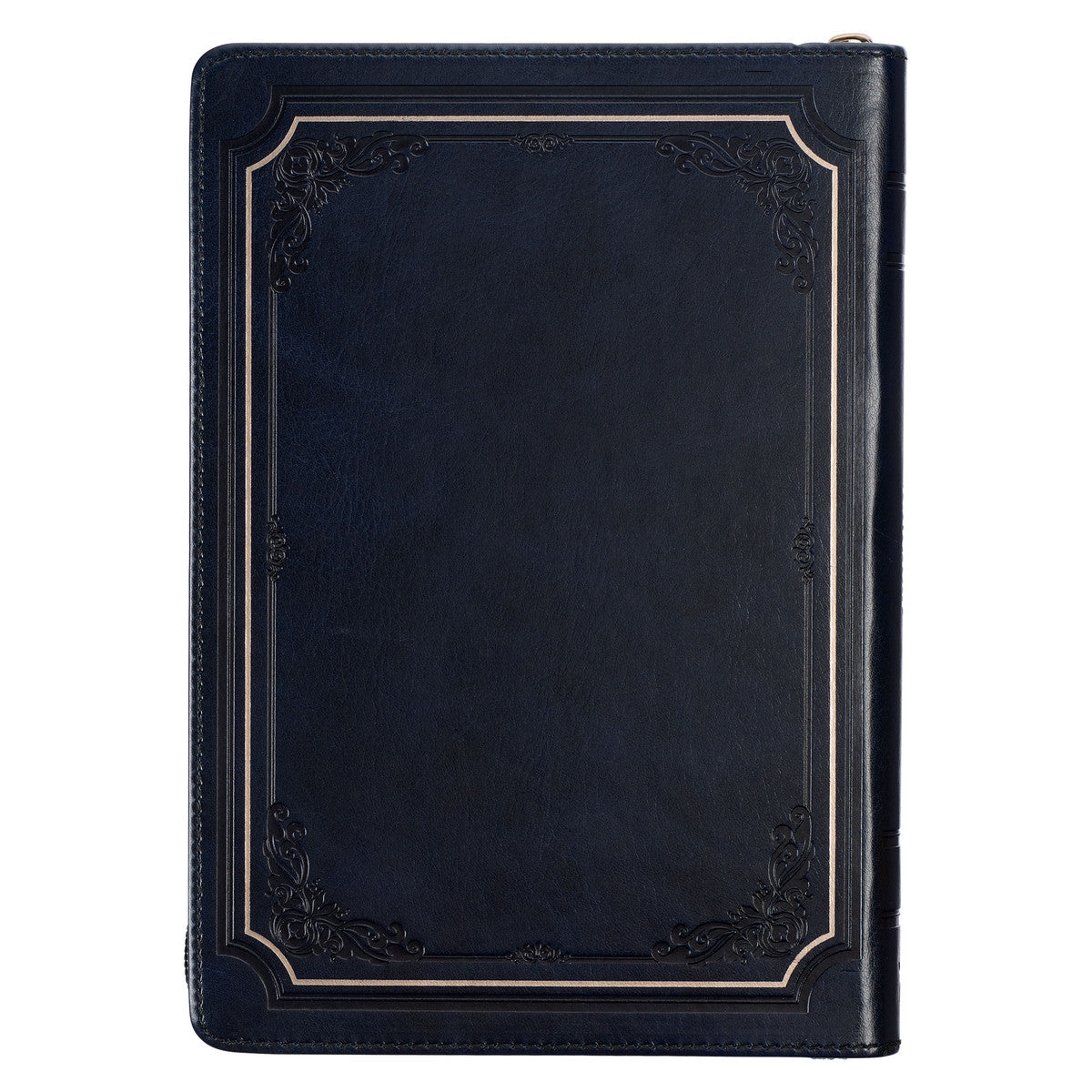 Be Strong and Courageous Midnight Blue Classic Journal with Zippered Closure - Joshua 1:9 - The Christian Gift Company