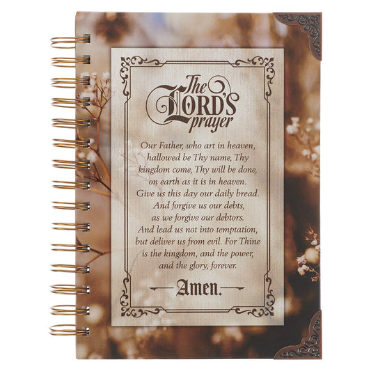 The LORD's Prayer Large Wirebound Journal - Matthew 6:9-13 - The Christian Gift Company