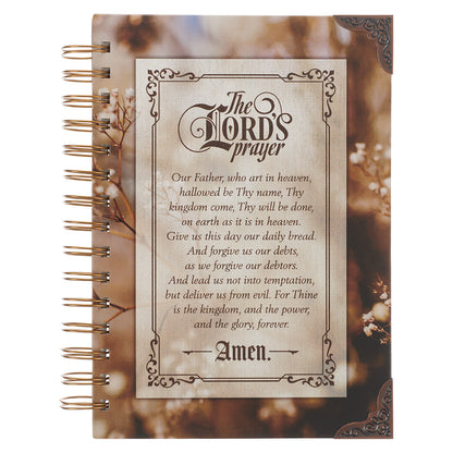 The LORD's Prayer Large Wirebound Journal - Matthew 6:9-13 - The Christian Gift Company