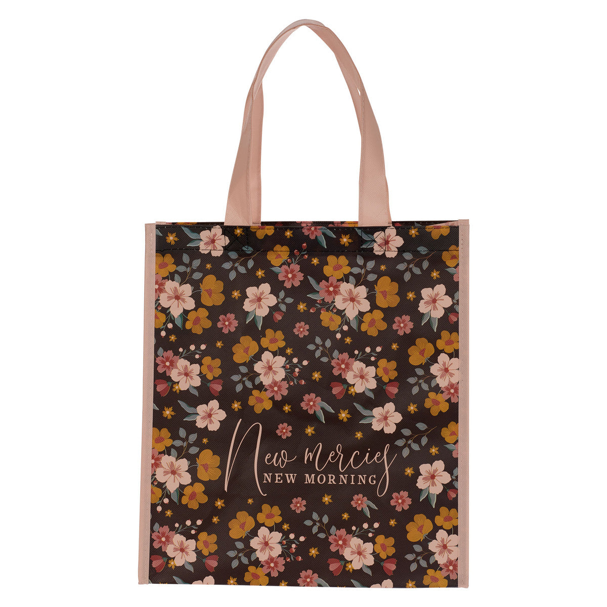 New Mercies New Morning Non-Woven Coated Tote Bag - The Christian Gift Company