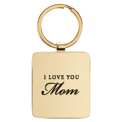 First My Mother Pink Peony Metal Key Ring - The Christian Gift Company