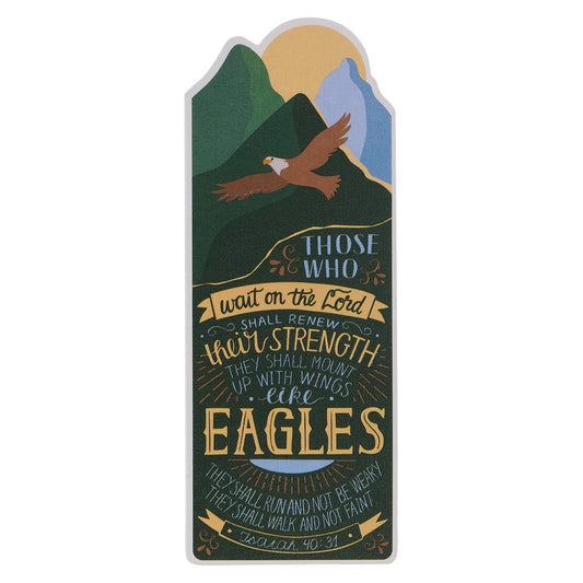 Strength Like Eagles Mountain Premium Cardstock Bookmark - Isaiah 40:31 - The Christian Gift Company