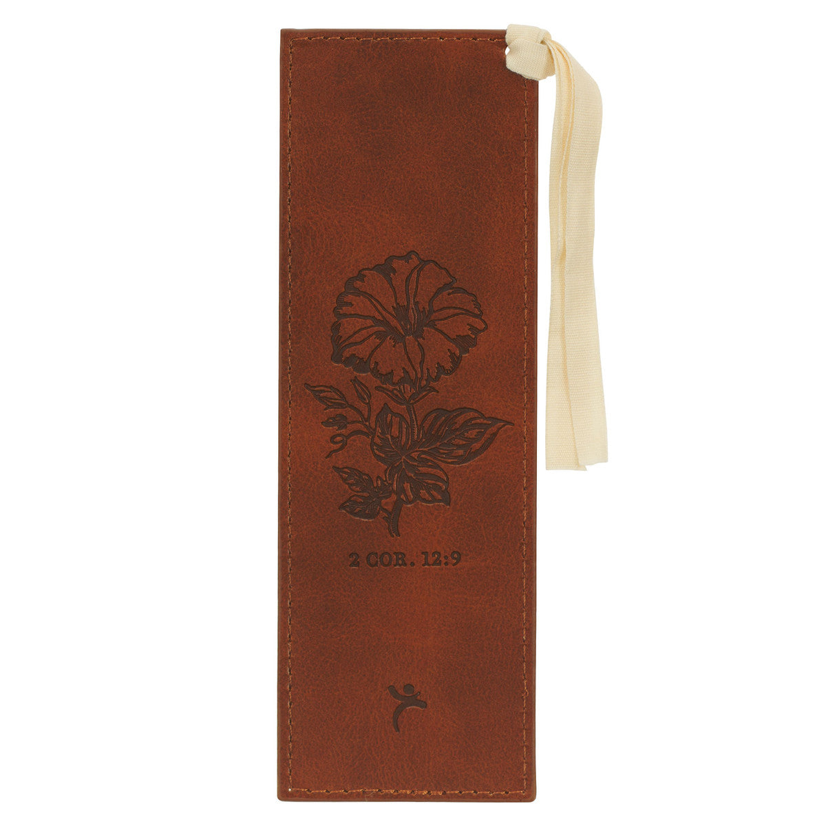 Amazing Grace Honey Brown Faux Leather Bookmark - The Christian Gift Company