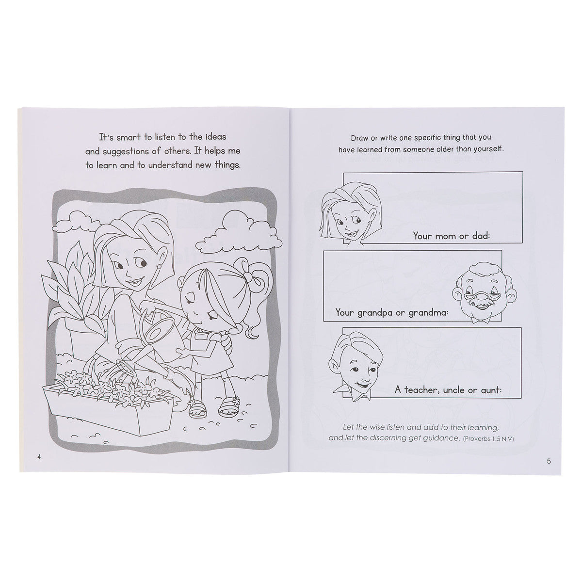 Wise Words for Little Hearts Activity Book