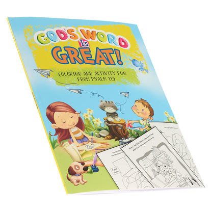 God's Word is Great Coloring and Activity Book - Psalm 119