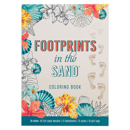 Footprints in the Sand Colouring Book