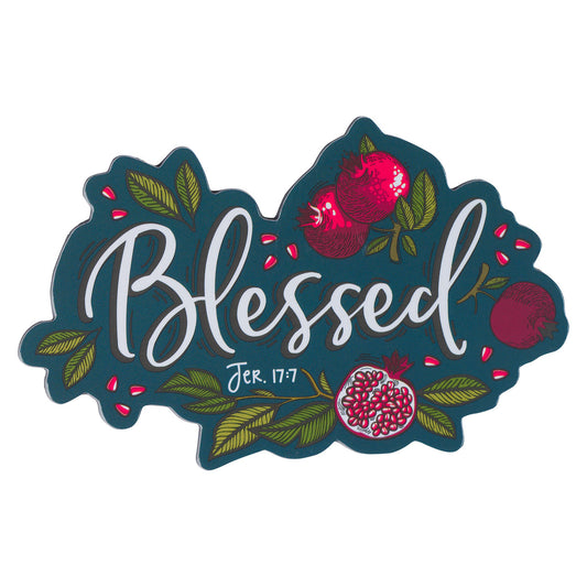 Blessed Magnet - Jeremiah 17:7 - The Christian Gift Company