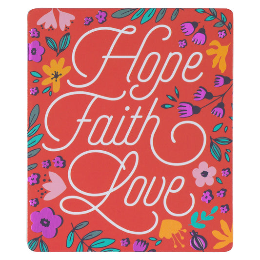 Hope Faith Love Magnet - The Christian Gift Company