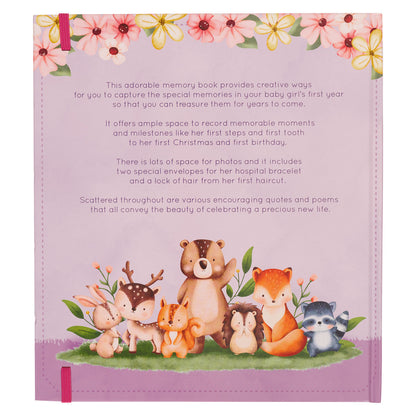 My First Year Hardcover Memory Book for Baby Girls