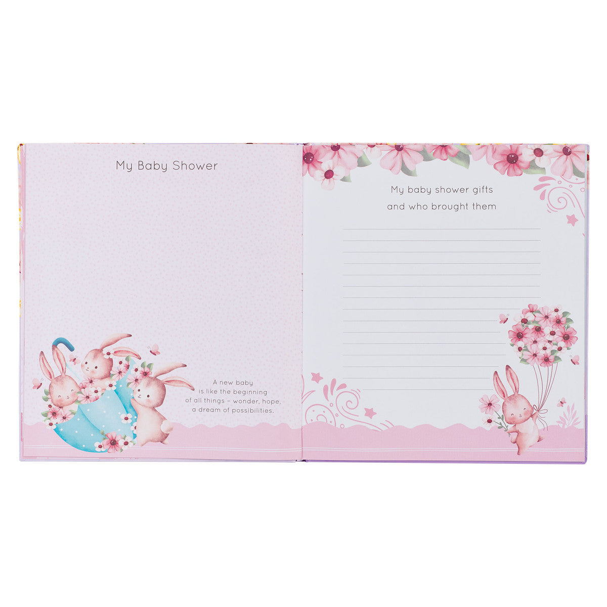 My First Year Hardcover Memory Book for Baby Girls