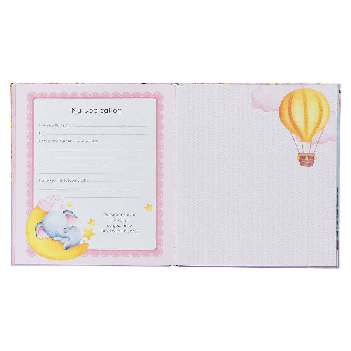 My First Year Hardcover Memory Book for Baby Girls