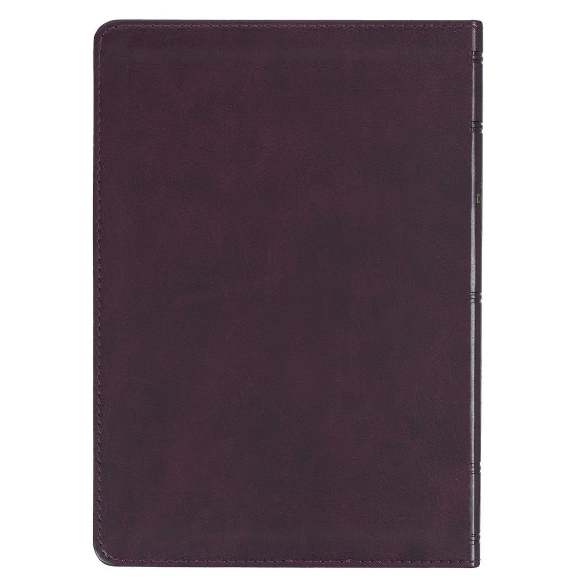 Cross Walnut Brown Faux Leather NLT Everyday Devotional Bible for Men