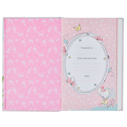 Blush Pink Hardcover NLT Keepsake Bible for Girls