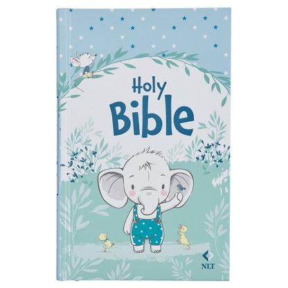 Blue Hardcover NLT Keepsake Bible for Boys