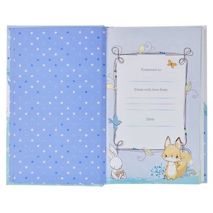 Blue Hardcover NLT Keepsake Bible for Boys