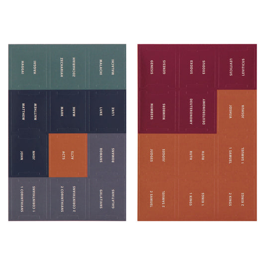 Colour-coded Bible Indexing Tabs - The Christian Gift Company