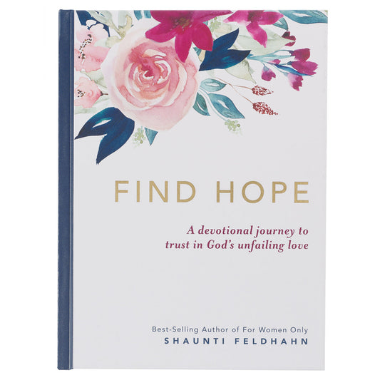 Find Hope White Hardcover Devotional