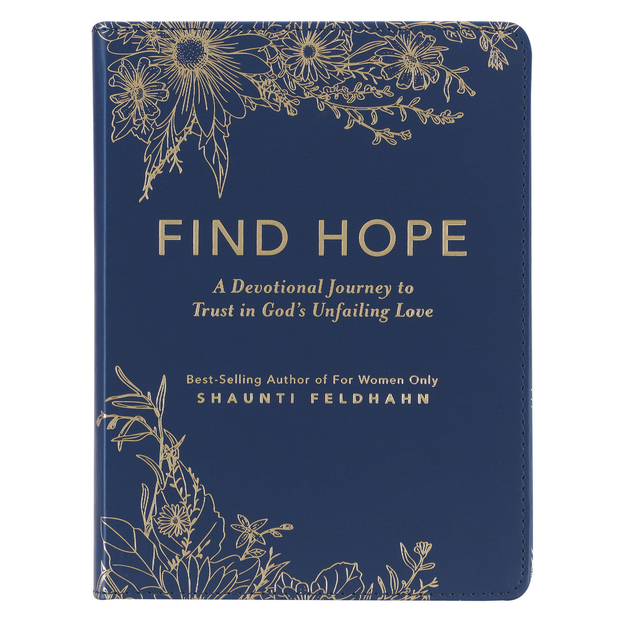 Find Hope Blue Faux Leather Devotional - The Christian Gift Company