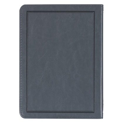 Legacy of Leaders Grey Faux Leather Devotional