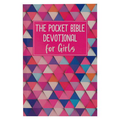 Pocket Bible Devotional for Girls in Pink Paperback Edition