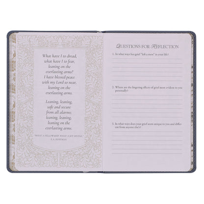 Letters to Grief Grey Faux Leather Gift Book