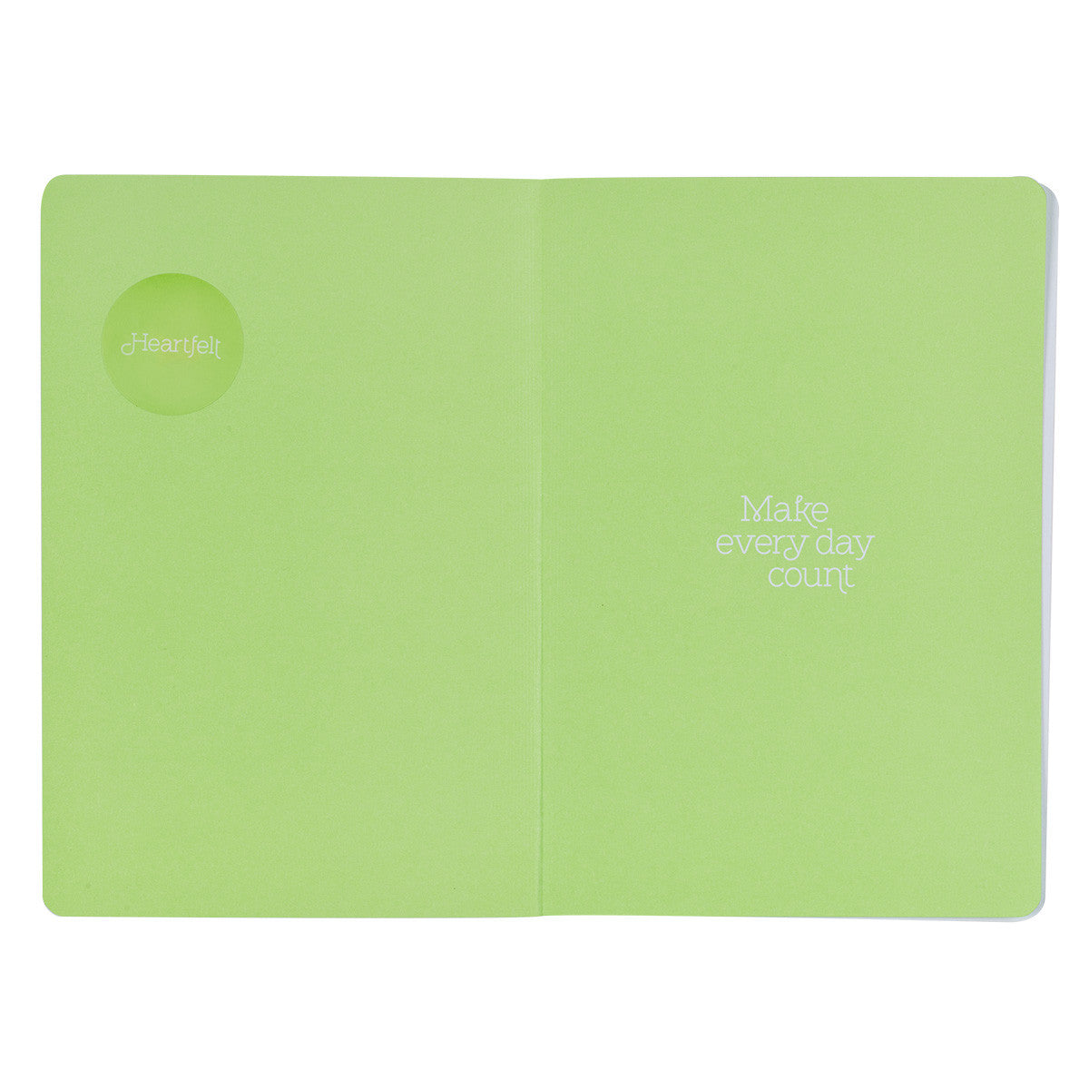 Courage Dear Heart Citrus Leaves Flexcover Journal with Elastic Closure - The Christian Gift Company
