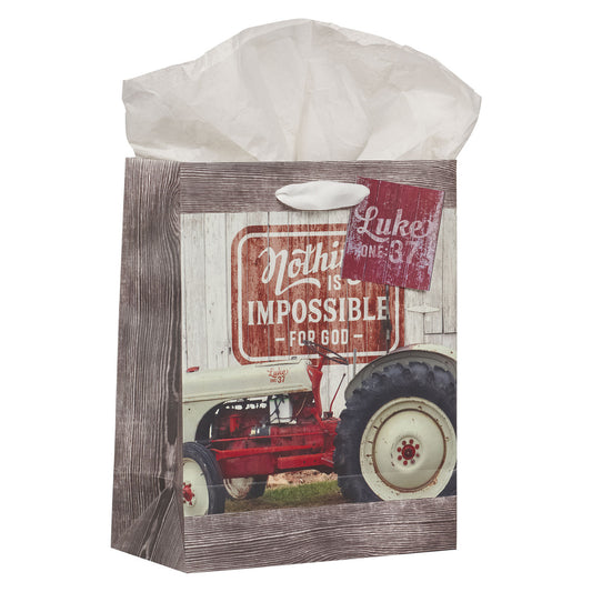 Nothing Is Impossible - Red Tractor Bundle - The Christian Gift Company