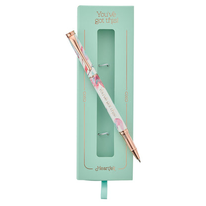You've Got This Pink Petals Gift Pen - The Christian Gift Company