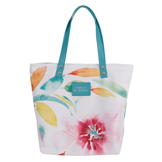 Embrace the Journey Pink Daisies Tote Bag - The Christian Gift Company