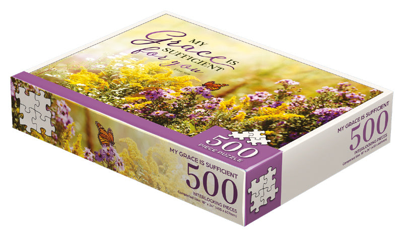 My Grace is Sufficient 500-piece Jigsaw Puzzle - 2 Corinthians 12:9