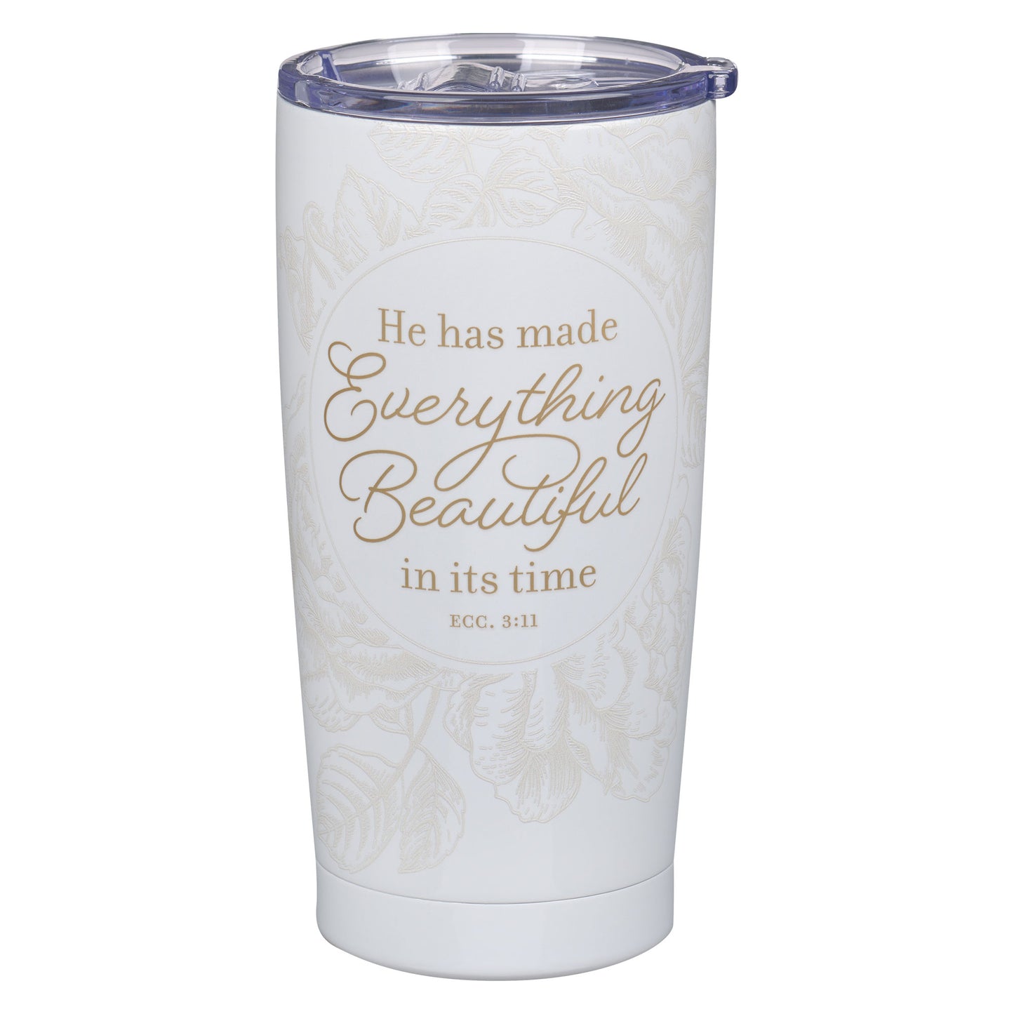 Everything Beautiful Stainless Steel Travel Tumbler - Ecclesiastes 3:11