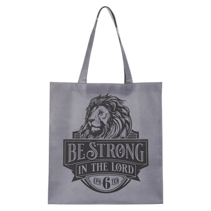 Be Strong in the Lord Reusable Non-woven Shopping Bag - Ephesians 6:10 - The Christian Gift Company