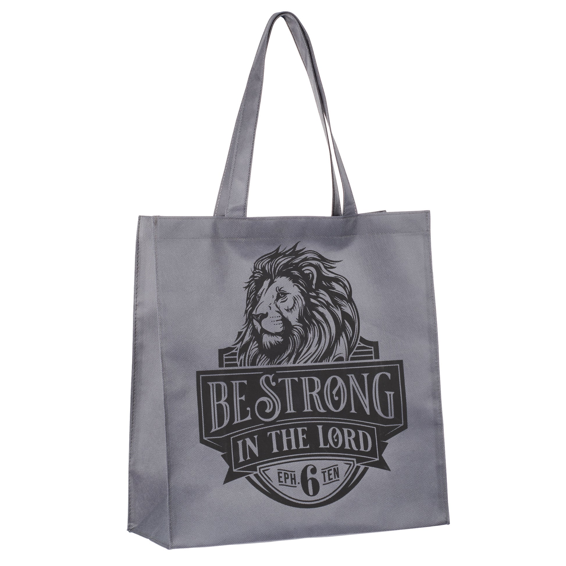 Be Strong in the Lord Reusable Non-woven Shopping Bag - Ephesians 6:10 - The Christian Gift Company