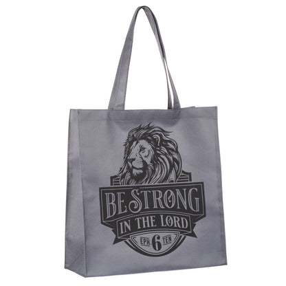 Be Strong in the Lord Reusable Non-woven Shopping Bag - Ephesians 6:10 - The Christian Gift Company