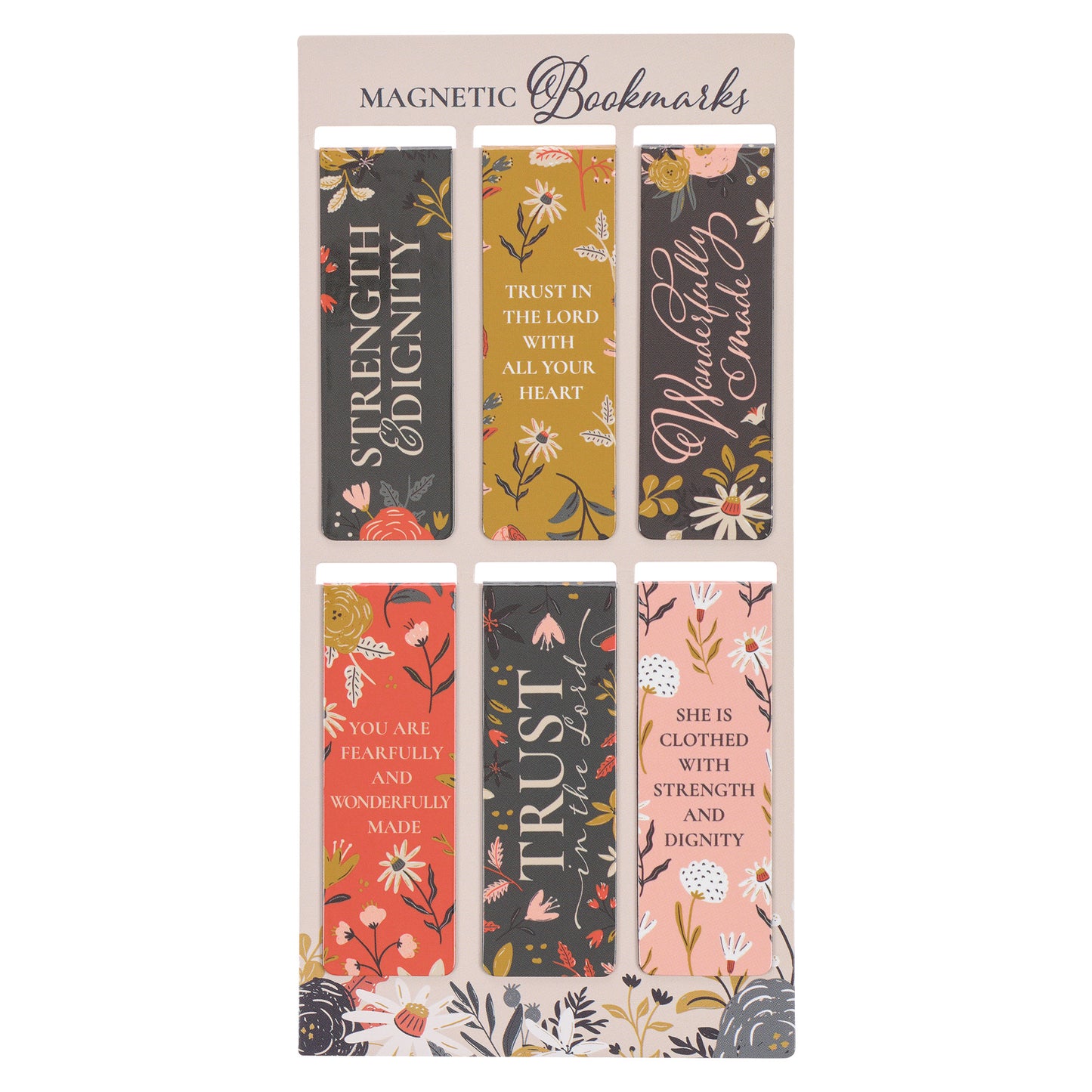 Worthy Autumnal Medley Magnetic Bookmark Set